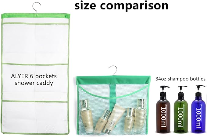 ALYER Hanging Mesh Shower Pockets - Image 4