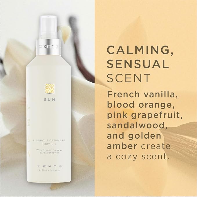 Zents Luminous Cashmere Body Oil | Moisturizing Body Oil - Image 4