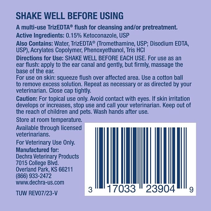 TrizEDTA TrizULTRA+Keto Flush for Dogs, Cats and Horses, 4 oz - Image 2