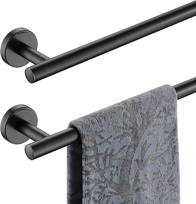 JQK Oil Rubbed Bronze Towel Bar, 27 Inch 304 Stainless Steel Thicken 0.8mm by Homeimprovement