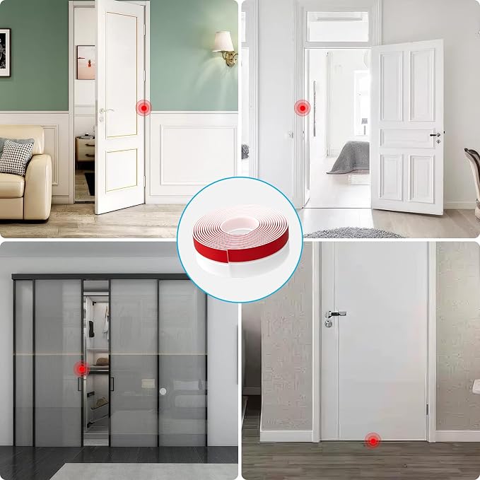 Heavy-Duty 3Inch x 20FT Door Weather Stripping, Extra Thick 2mm Door Draft - Image 6