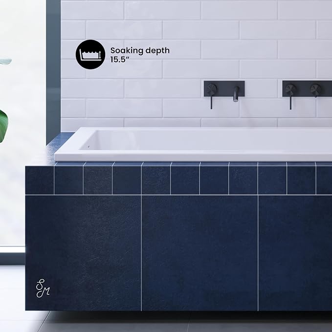 Swiss Madison Voltaire 60" x 30" Reversible Drain Drop-In Bathtub - Image 7
