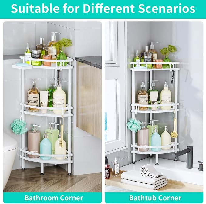 HapiRm Standing Corner Shower Caddy - Image 5