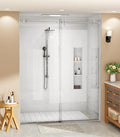 Bathbliss Glass Shower Door 44"-48" Wx76 H, Frameless Sliding Glass Door by Unknown
