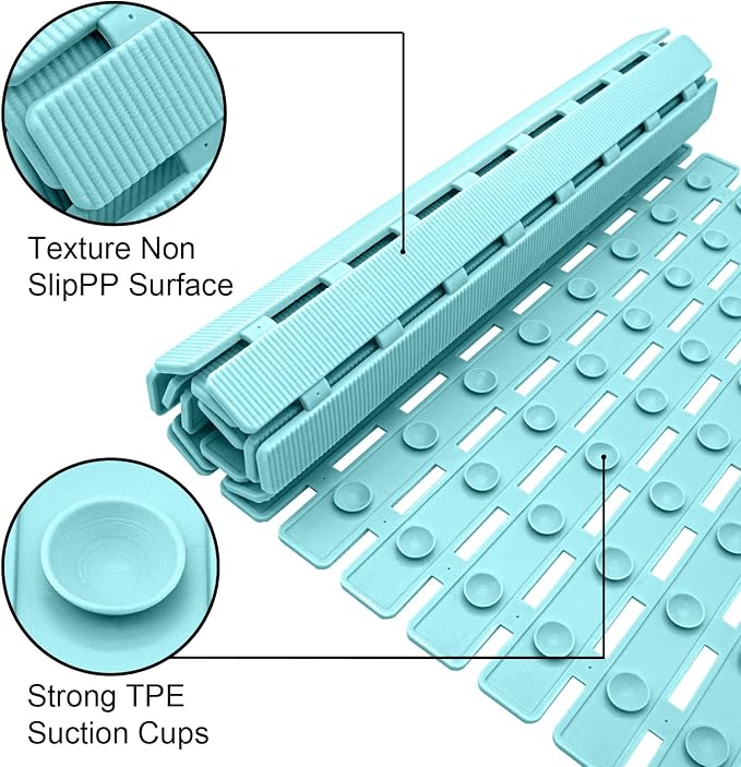 MBOSS Bath Tub Shower Mat Non Slip Bathtub Mats - Image 3