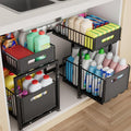 MIKEE Under Sink Organizer, 2 Tier Under Sink Organizers and Storage, Bathroom by Unknown