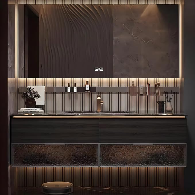 74'' Bathroom Cabinet with Sink by HYNNAR