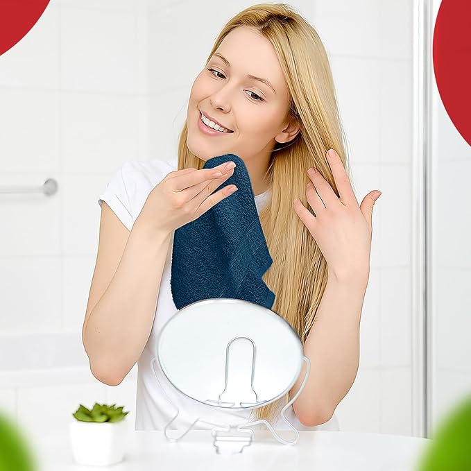 RIVERSIDE 12 Pack Premium 100% Cotton Face Washcloths, 550 GSM, 12 x 12 Inches - Image 5