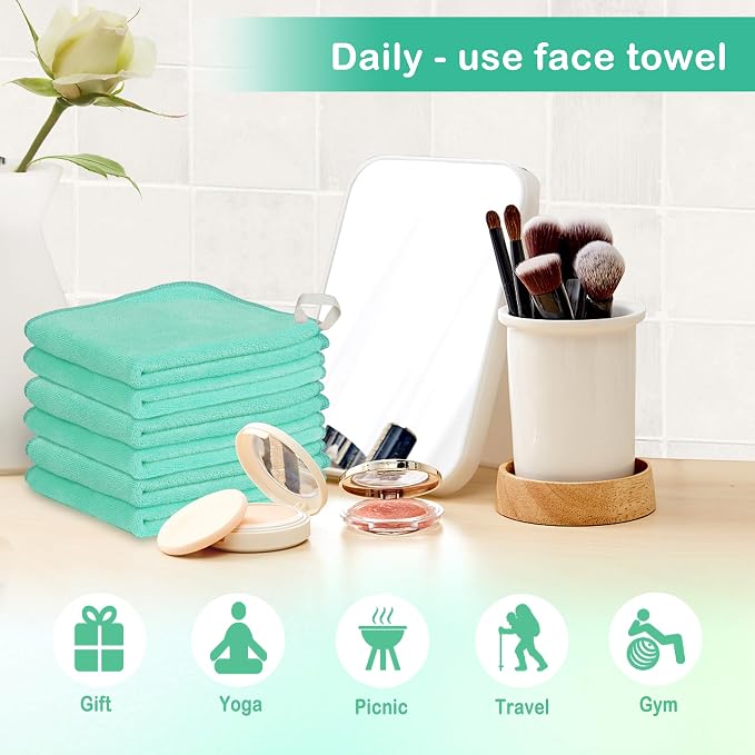Nugilla Makeup Remover Cloth 12 x 12 Inch, Reusable Makeup Remover Towels - Image 7