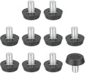 PATIKIL 10 Pcs M8 x 13mm Thread Adjustable Furniture Levelers, Furniture Feet by PATIKIL