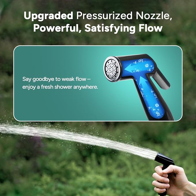 DR.PREPARE Portable Shower for Camping, 4/5 Gallons Camping Shower Bag - Image 4