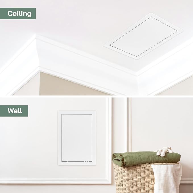 Vent Systems White ABS Plastic Access Panel 8 x 12 Inch - Image 3