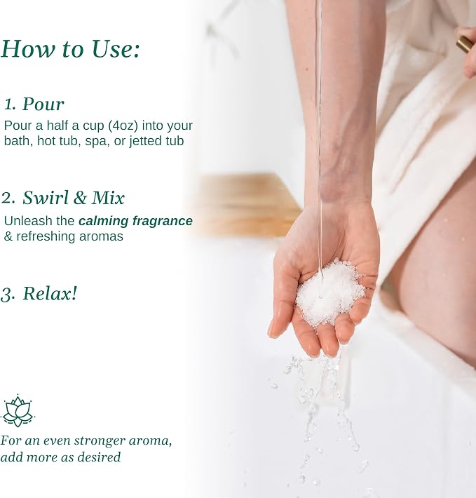 Relax Spa & Bath, Epsom & Dead Sea Salts, Aromatherapy Bath Salts - Image 9