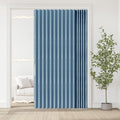 Accordian Door Curtain, 100% Blackout Folding Magnetic Doorway Curtains by JILRON