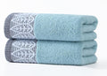 2 Pack Decorative Hand Towels, Leaf Design Cotton, Soft Absorbent Quick-Drying by Unknown