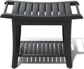 Bamboo Shower Stool Bench Waterproof by ZHUOYUE