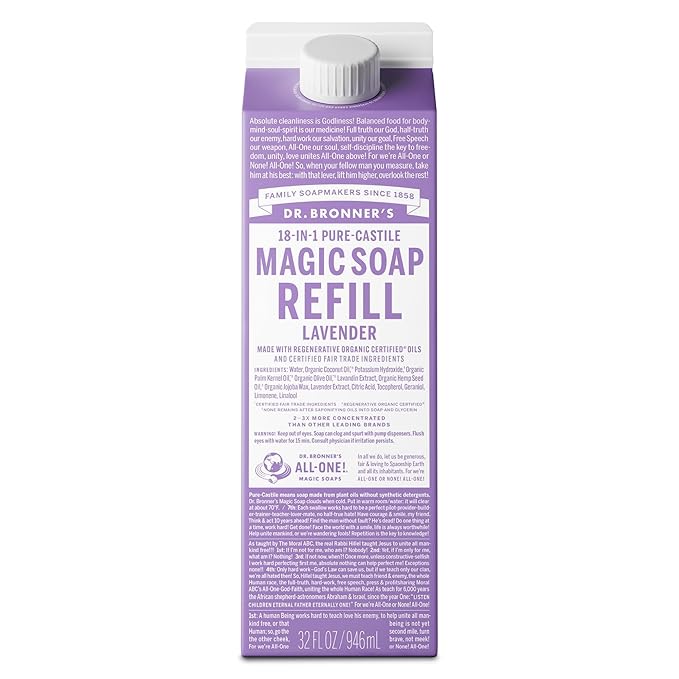 Dr. Bronner's Pure-Castile Liquid Magic Soap Refill by DrBronners