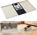 URMONA Waterproof Silicone Under Sink Mat 37'' x 22'' Shelf Liner by URMONA