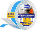 Weather Stripping 16.4FT x 2in Under Door Draft Blocker Silicone Seal Strip by AMORIX