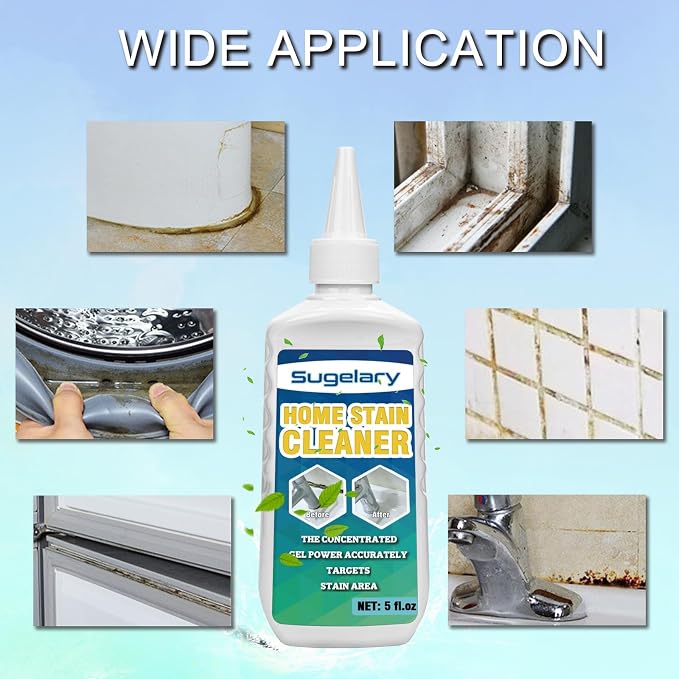 Sugelary Home Stain Cleaner, 5 fl oz Mold Stain Cleaner Gel - Image 3