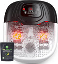 Foot Spa Bath Massager with Heat, Epsom Salt, Vibration and Red Light, Tub by RIGHTMELL
