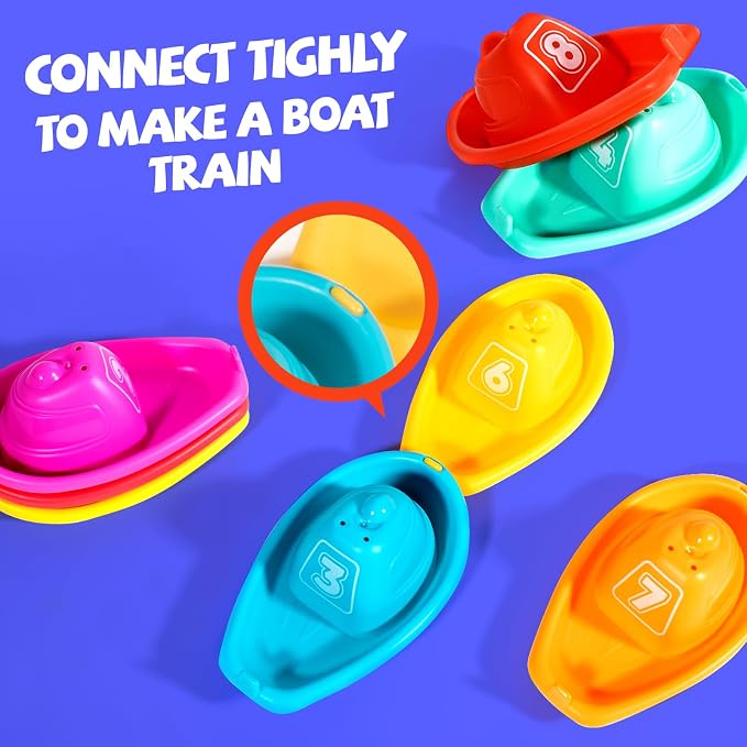 Hely Cancy Mold Free Bath Toys for Toddlers 18 Month - Image 3