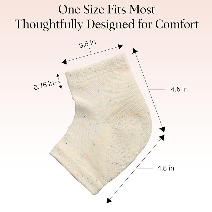 Kitsch Moisturizing Socks for Cracked Heel Treatment – Reusable Spa Socks for - Image 5