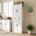 71" Tall Kitchen Pantry Cabinet, Freestanding Storage Cabinet by DIYART