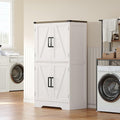 Treocho Bathroom Floor Cabinet, Farmhouse Bathroom Storage Cabinet by Treocho