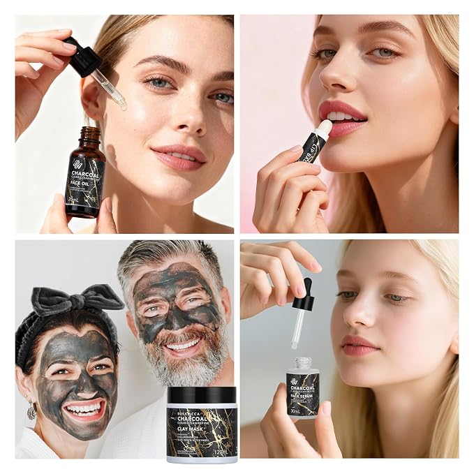 Skin Care Set, Bath Oil, Scented Candle, Hyaluronic Acid Face Serum, Facial - Image 6