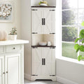 Tall Farmhouse Corner Cabinet by Minifeel