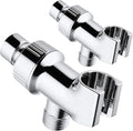 2PCS Universal Shower Head Holder, Adjustable Arm Mount Bracket, Brass Swivel by Pichrain