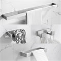 TNOMS Brushed Bathroom Hardware Accessories Set 4 Pieces Brushed Nickel Towel by TNOMS