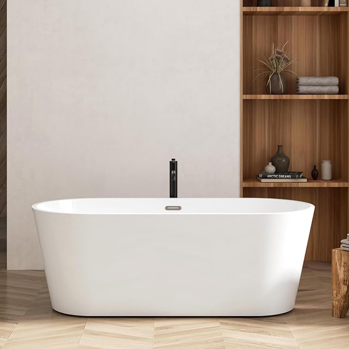 FerdY 67" Shangri-La Elite, Acrylic Freestanding Bathtub, Modern & Contemporary by FerdY