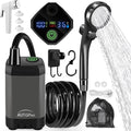 AUTOPkio Portable Camping Shower, 6000mAh Rechargeable Camp Shower Pump by AUTOPkio