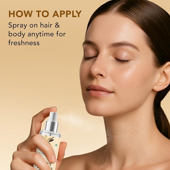 Botanic Hearth Velvet Vanilla Hair & Body Perfume Mist - Image 6