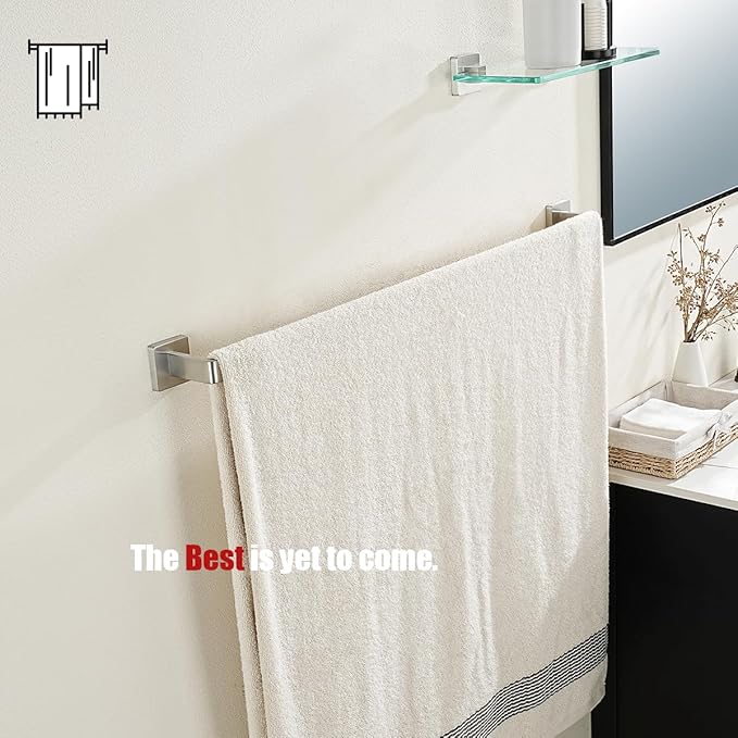 JQK Brushed Towel Bar, Rounded Edges 32.36 Inch Towel Rack, 304 Stainless Steel - Image 6