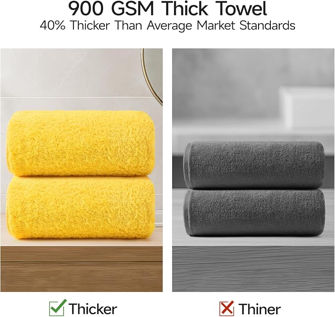 REDKISS 2 Piece Luxury Bath Towel Set - Image 5