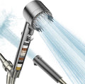 Filtered Shower Head with Handheld, High Pressure Water Flow and Multiple Spray by Sipaote