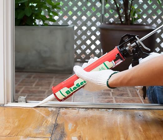 Clear BioSeal 100% Silicone Sealant Caulk General Purpose, Waterproof and Low - Image 5