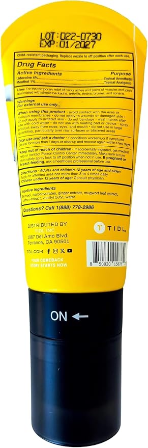 TIDL - Pain Relief Roll On - Fast-Acting Relief on Lower Back, Joint & Nerve - Image 2