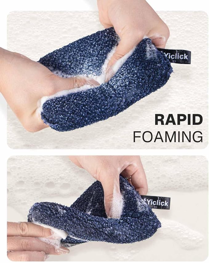 Yiclick Exfoliating Body Scrubber & Shower Exfoliator – Mens Body Scrubber & - Image 6