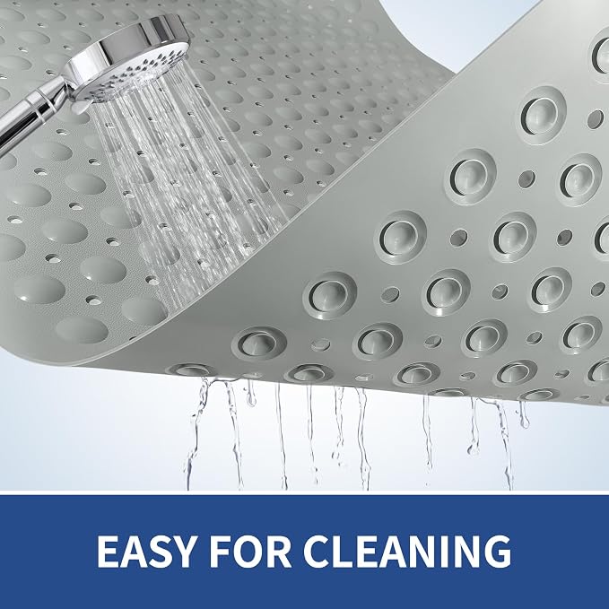 OTHWAY Extra Large Shower Mat 47"x 32", TPE Non Slip Shower Mat - Image 5