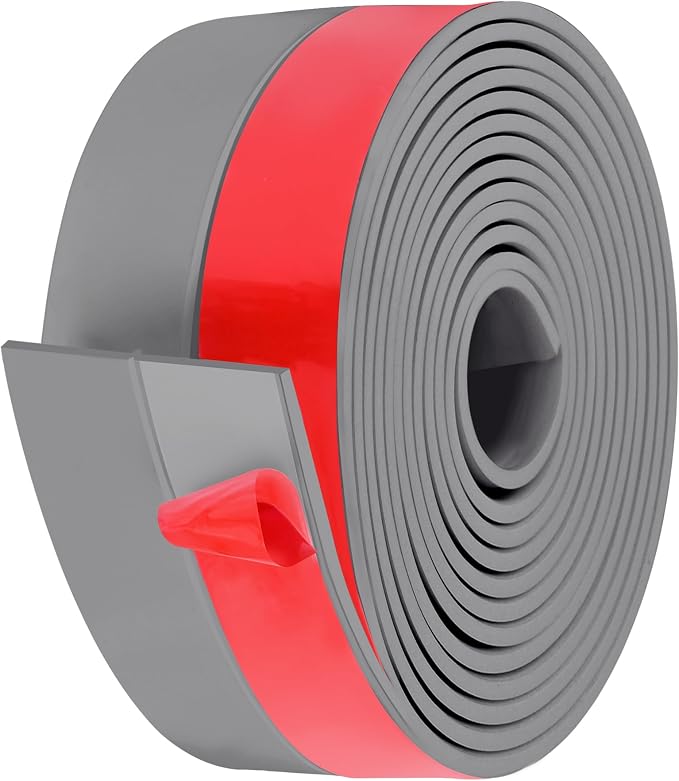 MYFAMIREA Door Weather Stripping 2IN x 10FT Door Draft Stopper Seal Tape by MYFAMIREA