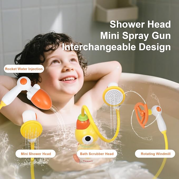 Baby Bath Sprayer Toy for Toddlers-Adjustable Water Flow Rinser - Image 6