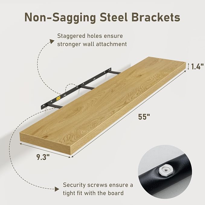 Fun Memories 55 Inch Floating Shelves - Image 3
