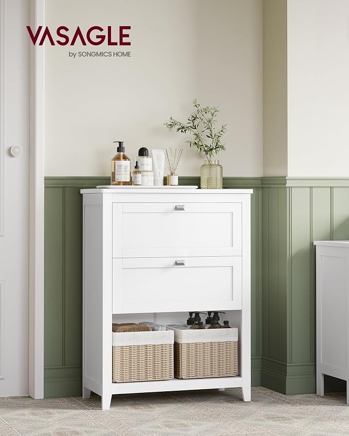 VASAGLE Storage Cabinet, Freestanding Floor Cabinet, 2 Drawers - Image 2