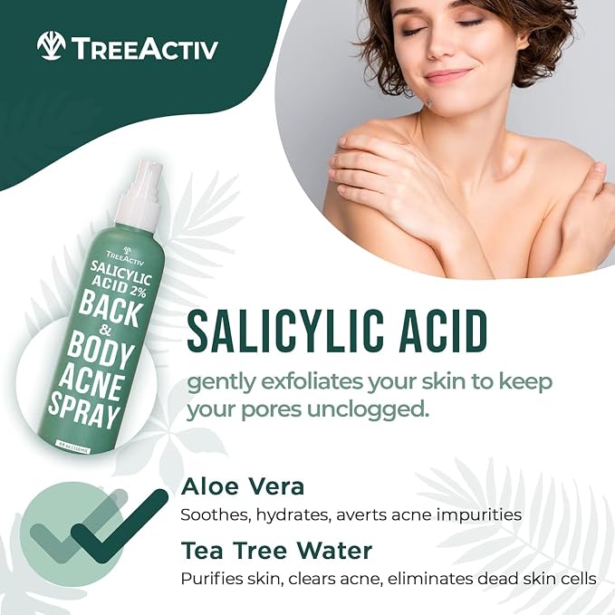 Salicylic Acid Back & Body Acne Spray, Back Acne Solution - Image 5