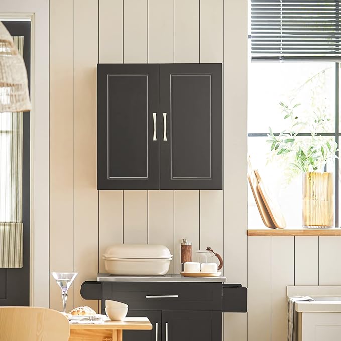 SoBuy Bathroom Kitchen Wall Cabinet, Garage or Laundry Room Storage Medicine - Image 8