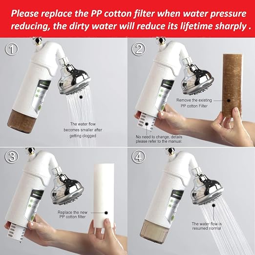 miniwell L720-Plus Shower Filter System-for Bathroom Hard Water and Well - Image 5